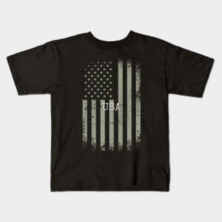 Distressed USA Flag Kids T-Shirt